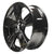 New 17" 2014-2017 Jeep Patriot Black Replacement Alloy Wheel - 2380 - Factory Wheel Replacement