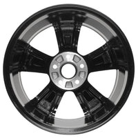 New 17" 2014-2017 Jeep Patriot Black Replacement Alloy Wheel - 2380 - Factory Wheel Replacement