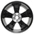 New 17" 2014-2017 Jeep Patriot Black Replacement Alloy Wheel - 2380 - Factory Wheel Replacement