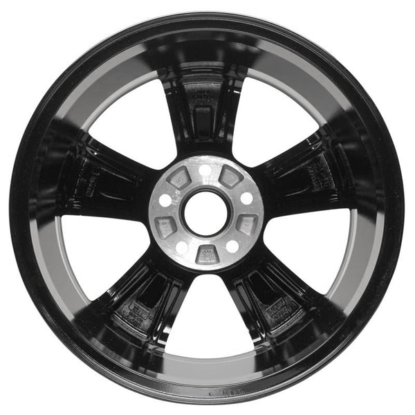 New 17" 2014-2017 Jeep Patriot Black Replacement Alloy Wheel - 2380 - Factory Wheel Replacement
