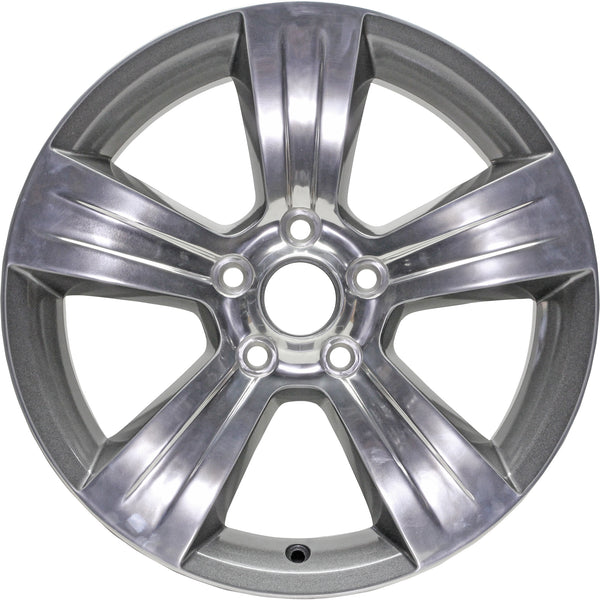 New 17" 2015-2017 Jeep Compass Polished and Charcoal Replacement Alloy Wheel - Factory Wheel Replacement