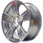 New 17" 2015-2017 Jeep Compass Polished and Charcoal Replacement Alloy Wheel - Factory Wheel Replacement