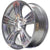 New 17" 2015-2017 Jeep Compass Polished and Charcoal Replacement Alloy Wheel - Factory Wheel Replacement