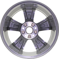 New 17" 2015-2017 Jeep Compass Polished and Charcoal Replacement Alloy Wheel - Factory Wheel Replacement