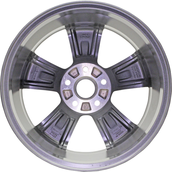New 17" 2015-2017 Jeep Patriot Polished and Charcoal Replacement Alloy Wheel - 2380 - Factory Wheel Replacement