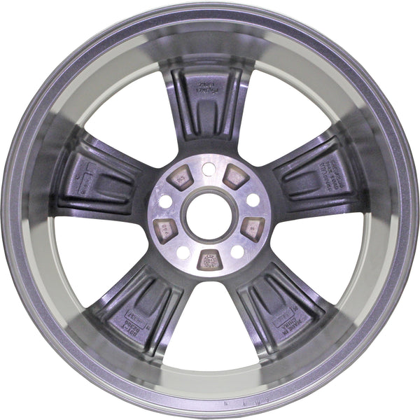New 17" 2015-2017 Jeep Compass Polished and Charcoal Replacement Alloy Wheel - Factory Wheel Replacement