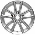 New 17" 2011-2018 Dodge Journey All Silver Replacement Alloy Wheel - 2399 - Factory Wheel Replacement