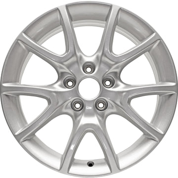 New 17" 2013-2016 Dodge Dart Silver Replacement Alloy Wheel - 2445