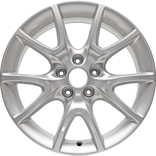 New 17" 2013-2016 Dodge Dart Silver Replacement Alloy Wheel - Factory Wheel Replacement