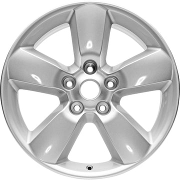 New 20" 2013-2018 Dodge Ram 1500 Silver Replacement Alloy Wheel - 2451, 2495