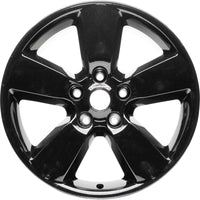 New 20" 2013-2018 Dodge Ram 1500 Gloss Black Replacement Alloy Wheel - 2451, 2495 - Factory Wheel Replacement