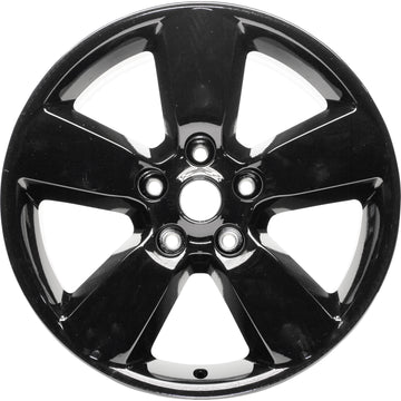 New 20" 2013-2018 Dodge Ram 1500 Gloss Black Replacement Alloy Wheel - 2451, 2495