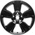 New 20" 2013-2018 Dodge Ram 1500 Gloss Black Replacement Alloy Wheel - 2451, 2495 - Factory Wheel Replacement