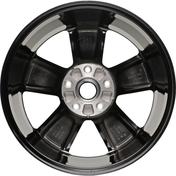 New 20" 2013-2018 Dodge Ram 1500 Gloss Black Replacement Alloy Wheel - 2451, 2495 - Factory Wheel Replacement