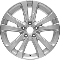 New 17" 2015-2017 Chrysler 200 Silver Replacement Alloy Wheel - 2511 - Factory Wheel Replacement