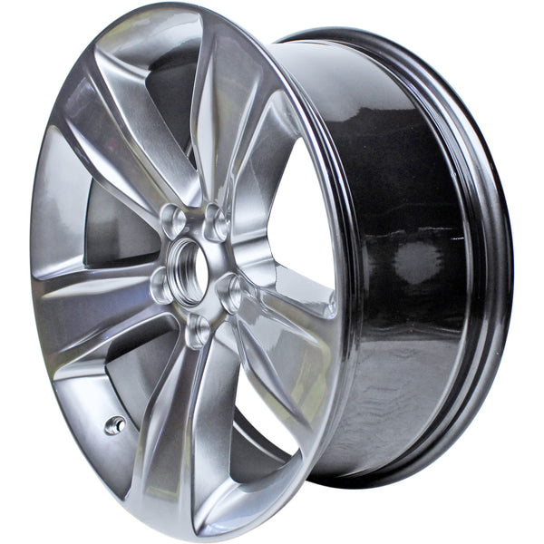 New 18" 2015-2019 Dodge Charger RWD Hyper Silver Replacement Alloy Wheel - 2521 - Factory Wheel Replacement