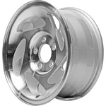 New 17" 1997-2000 Ford Expedition Machine Silver Replacement Alloy Wheel - Factory Wheel Replacement