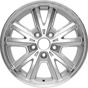New 16" 2005-2009 Ford Mustang Machine Silver Replacement Alloy Wheel