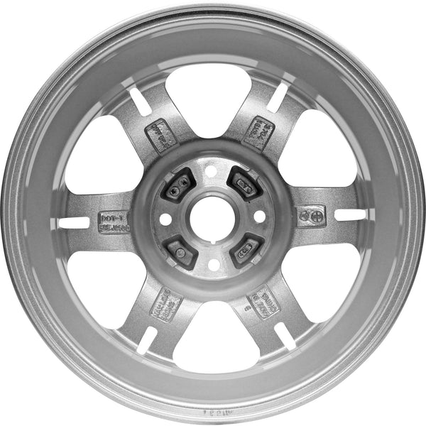 New 16" 2008-2011 Ford Focus Silver Replacement Alloy Wheel - 3704 - Factory Wheel Replacement