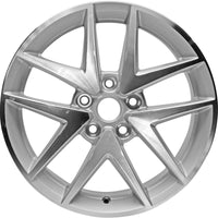 New 17" 2010-2012 Ford Fusion Machined/Silver Replacement Alloy Wheel - Factory Wheel Replacement