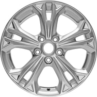 New 17" 2010-2012 Ford Fusion Silver Replacement Alloy Wheel - 3871 - Factory Wheel Replacement