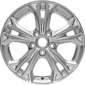 New 17" 2010-2012 Ford Fusion Silver Replacement Alloy Wheel - 3871