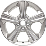 New 17" 2013-2016 Ford Escape Silver Replacement Alloy Wheel - 3943 - Factory Wheel Replacement