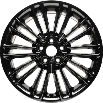 New 18" 2013-2014 Lincoln MKZ Black Chrome Replacement Alloy Wheel