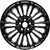 New 18" 2013-2014 Lincoln MKZ Black Chrome Replacement Alloy Wheel - Factory Wheel Replacement