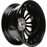 New 18" 2013-2014 Lincoln MKZ Black Chrome Replacement Alloy Wheel - Factory Wheel Replacement