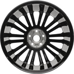 New 18" 2013-2014 Lincoln MKZ Black Chrome Replacement Alloy Wheel - Factory Wheel Replacement