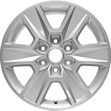 New 18" 2015-2019 Ford F-150 All Silver Replacement Alloy Wheel - 3999