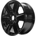 New Set of 4 18" 2015-2020 Ford F-150 Gloss Black Custom Finish Alloy Wheels - Factory Wheel Replacement