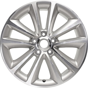 New 18" 2012-2017 Buick Verano Machined Silver Replacement Alloy Wheel - 4111