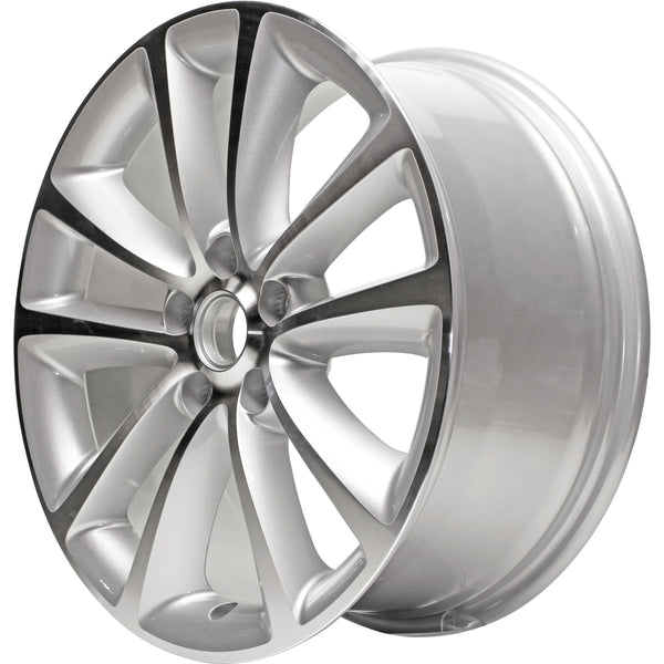 New 18" 2012-2017 Buick Verano Machined Silver Replacement Alloy Wheel - 4111 - Factory Wheel Replacement