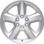 New 20" 2007-2013 Chevrolet Silverado 1500 All Silver Replacement Alloy Wheel - Factory Wheel Replacement