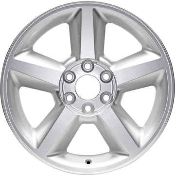 New 20" 2007-2013 Chevrolet Avalanche 1500 All Silver Replacement Alloy Wheel