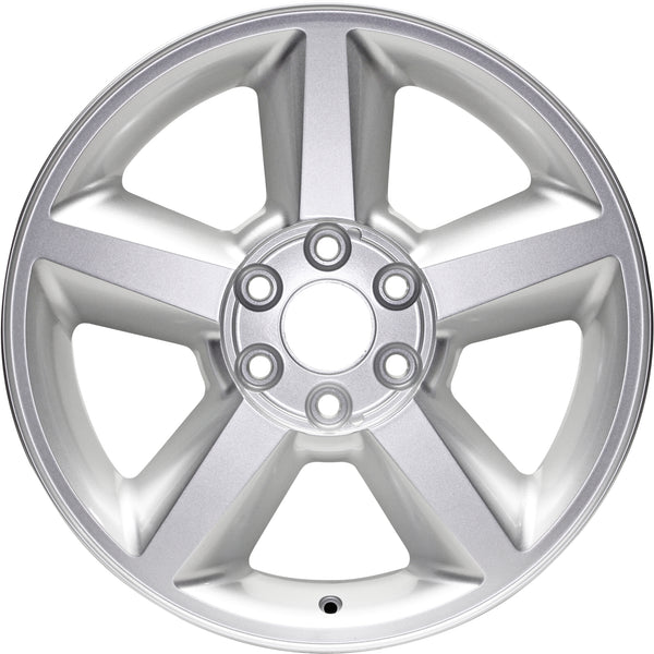 New 20" 2007-2014 Chevrolet Suburban 1500 All Silver Replacement Alloy Wheel - Factory Wheel Replacement