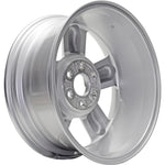 New 20" 2007-2013 Chevrolet Silverado 1500 All Silver Replacement Alloy Wheel - Factory Wheel Replacement