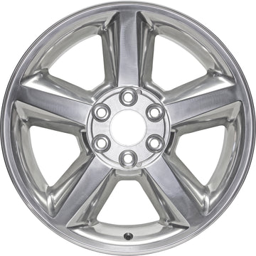 New 20" 2007-2013 Chevrolet Silverado 1500 Polished Replacement Alloy Wheel