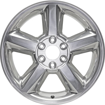 New 20" 2007-2013 Chevrolet Silverado 1500 Polished Replacement Alloy Wheel