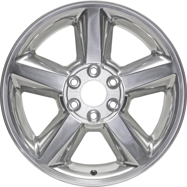 New 20" 2007-2013 Chevrolet Avalanche 1500 Polished Replacement Alloy Wheel - Factory Wheel Replacement
