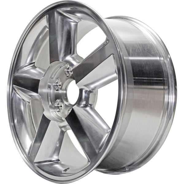 New 20" 2007-2013 Chevrolet Silverado 1500 Polished Replacement Alloy Wheel - Factory Wheel Replacement