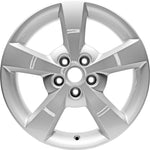 New 17" 2006-2012 Chevrolet Malibu All Silver Replacement Alloy Wheel - Factory Wheel Replacement