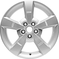 New 17" 2006-2012 Chevrolet Malibu All Silver Replacement Alloy Wheel - Factory Wheel Replacement