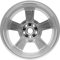 New 17" 2006-2012 Chevrolet Malibu All Silver Replacement Alloy Wheel - Factory Wheel Replacement