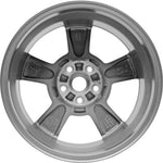 New 17" 2006-2012 Chevrolet Malibu Machine Charcoal Replacement Wheel - Factory Wheel Replacement