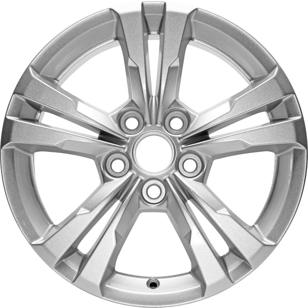 New 17" 2010-2017 Chevrolet Equinox Silver Replacement Alloy Wheel - 5433 - Factory Wheel Replacement