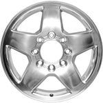 New 20" 2011-2019 Chevrolet Silverado 2500 Replacement Polished Alloy Wheel - Factory Wheel Replacement