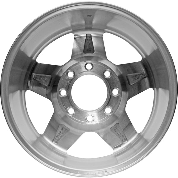 New 20" 2011-2019 Chevrolet Silverado 2500 Replacement Polished Alloy Wheel - Factory Wheel Replacement